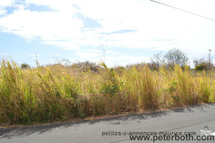 For sale land on the roadside of Petit Raffray.