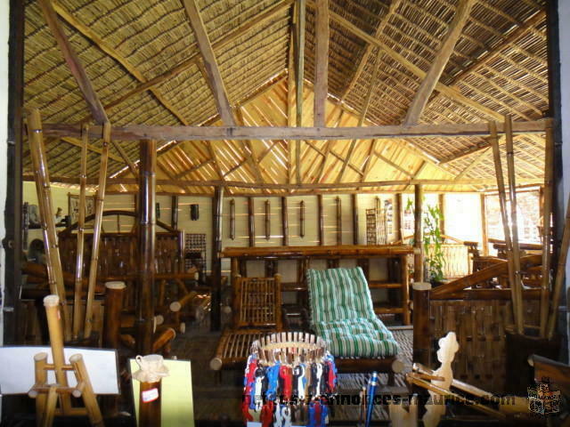 Vente de Tropical Bambou (atelier de fabrication et magasin de vente) à Tamatave Madagascar