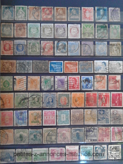 A vendre 3 Albums de Timbres (du Monde entier) - Tres belle colleciton de timbres tres rare