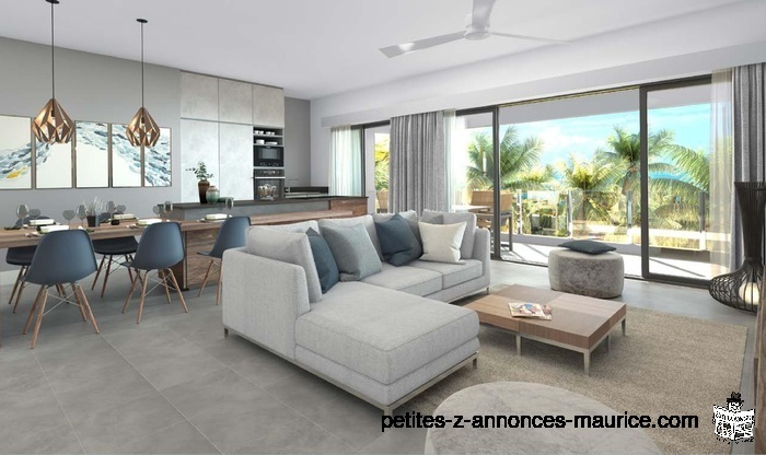 HIGH-END AREA ! SUMPTUOUS PENTHOUSES NICE SEA VIEW & CLOSE BEACH AT POINTE AUX CANONNIERS
