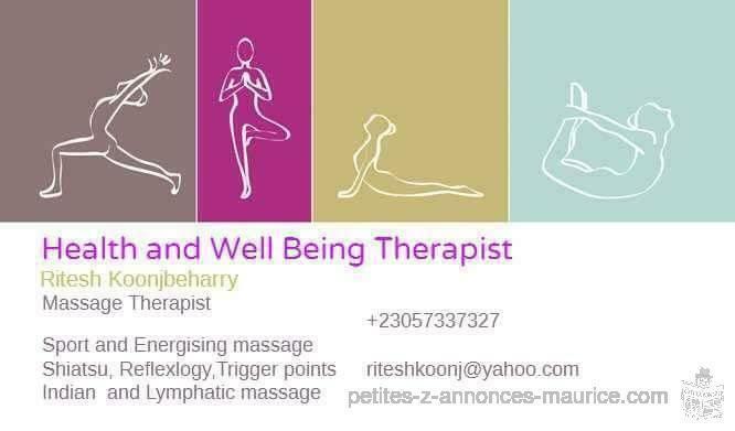 Health and well bieng therapist